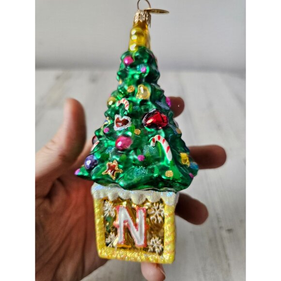 Radko Tannenbaum Snow tree vintage ornament Xmas tree - Picture 5 of 10